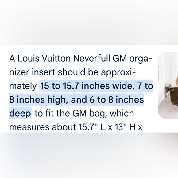 Neverfull GM organizer - Picture 7 of 7